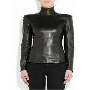 Leather blouse/top