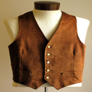 Suede waistcoat