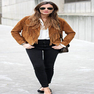 Suede blouse/top