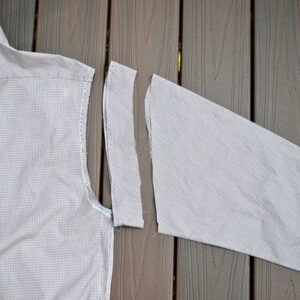 Shirt/blouse/top shortening