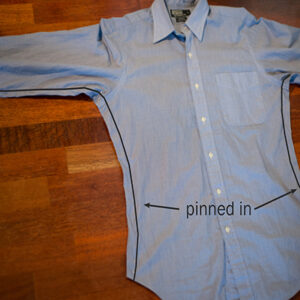 Shirt/blouse/top take-in