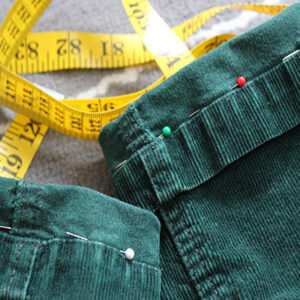 Trousers/jeans/skirt lengthening original finish